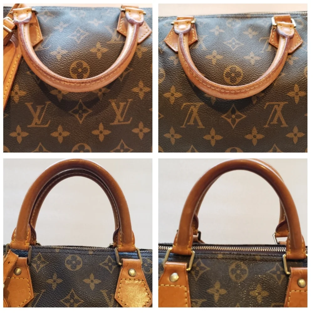 💖100% Authentic Vintage LOUIS VUITTON Monogram Speedy 30 *with FREE Bag Tag - Picture 9 of 17